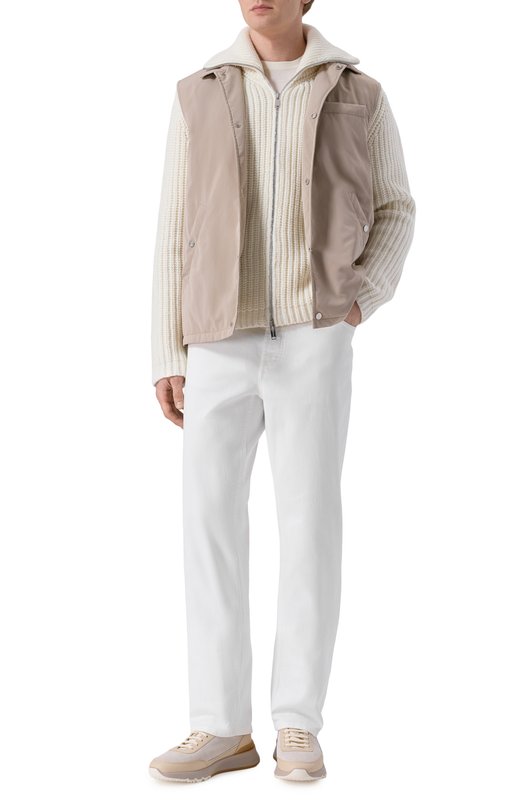 Кашемировый кардиган MVST M25.1MM.K009/K004 Кремовый  M25.1MM.K009/K004 Фото 2