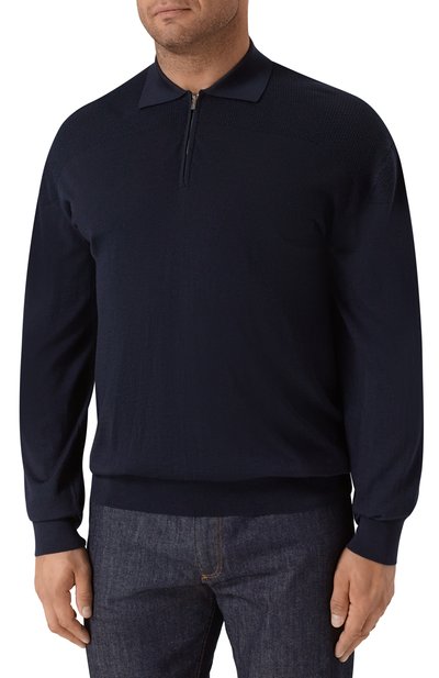 Поло из шерсти и кашемира CORTIGIANI, арт. 3AS107, фото 3