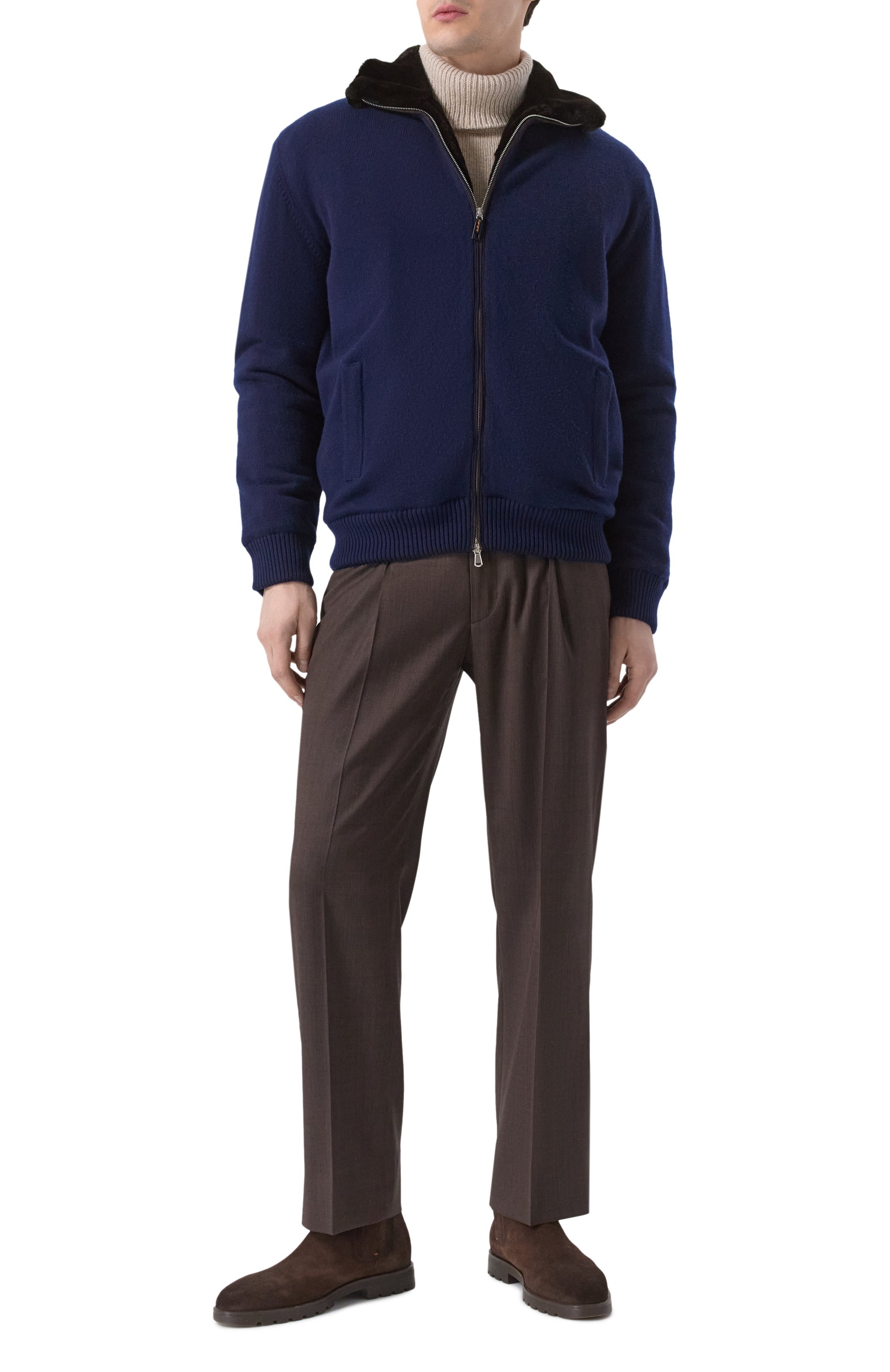 Кашемировый бомбер с подкладкой из бобра KANGRA, арт. 9150/09 02, фото 2