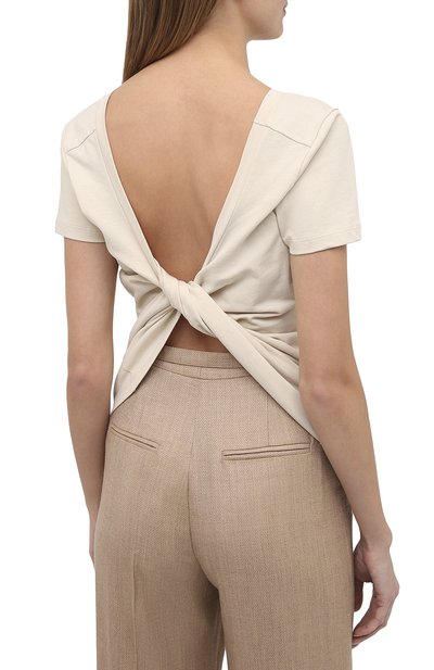 Хлопковая футболка JACQUEMUS, арт. 203JS05/216800, фото 4