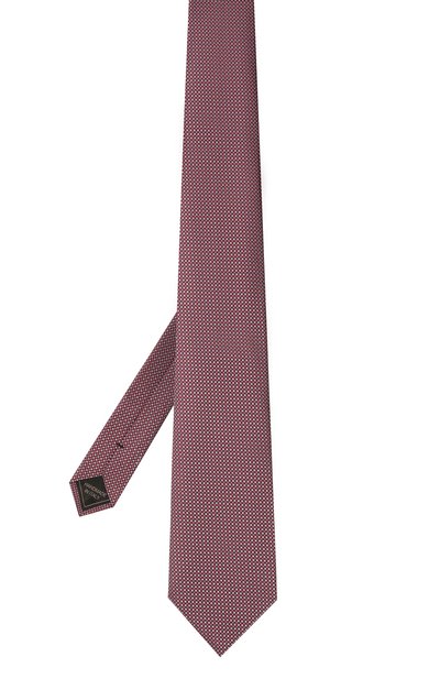 Шелковый галстук BRIONI бордового цвета по цене 25350 руб., арт. 062H00/P0477, фото 2 Шелковый галстук BRIONI, арт. 062H00/P0477, фото 2