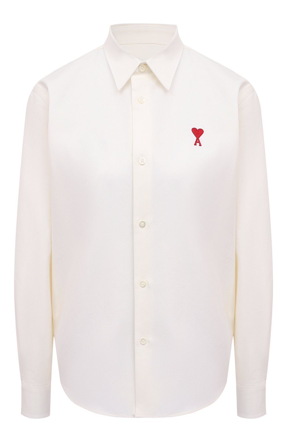 Хлопковая рубашка AMI, арт. BFFSH091.480, фото 1