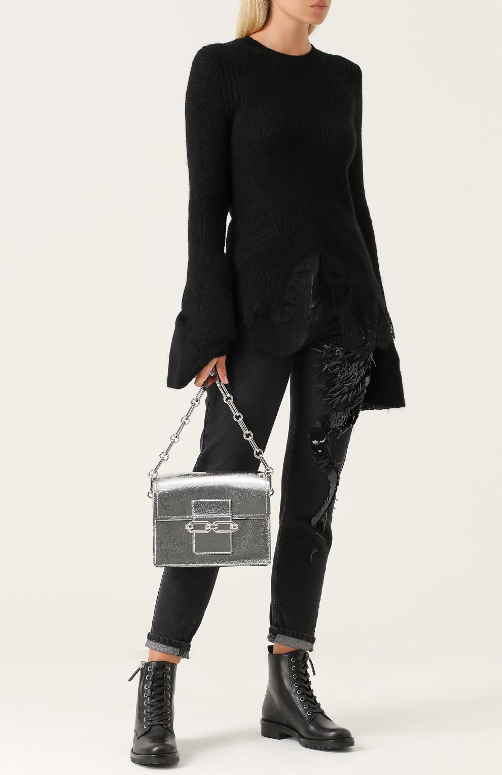 Кожаные ботинки на шнуровке GIANVITO ROSSI, арт. G70695.20CU0.VIP, фото 2