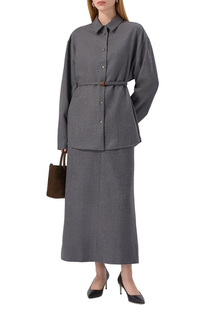 Шерстяная юбка LE17SEPTEMBRE, арт. LS2579SK002EGR, фото 2