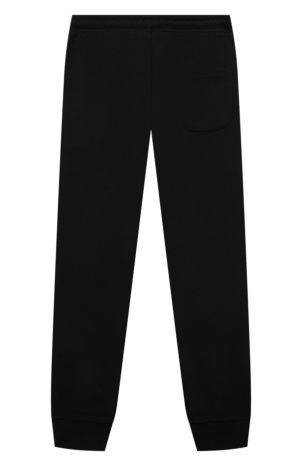 Хлопковые джоггеры MSGM KIDS черного цвета по цене 8260 руб., арт. F4MSJUFP062, фото 2 Хлопковые джоггеры MSGM KIDS, арт. F4MSJUFP062, фото 2
