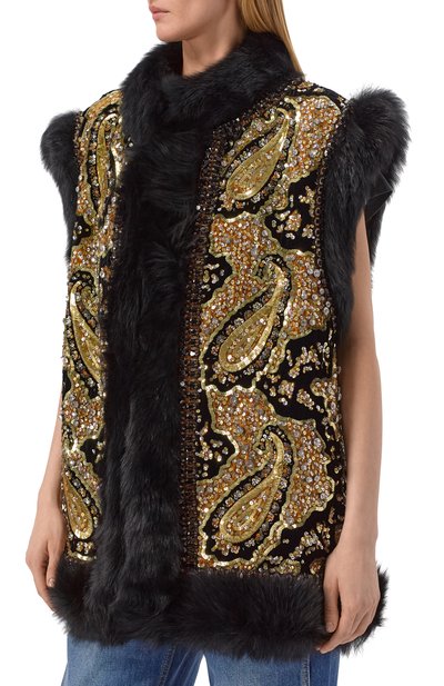 Жилет с подкладкой из овчины VALENTINO, арт. 8B3NL00G/9VE, фото 3