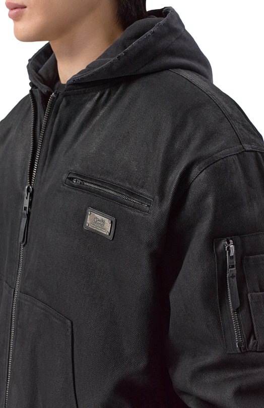 Хлопковый бомбер Ksubi MPS26JK003 Чёрный  MPS26JK003 Фото 5