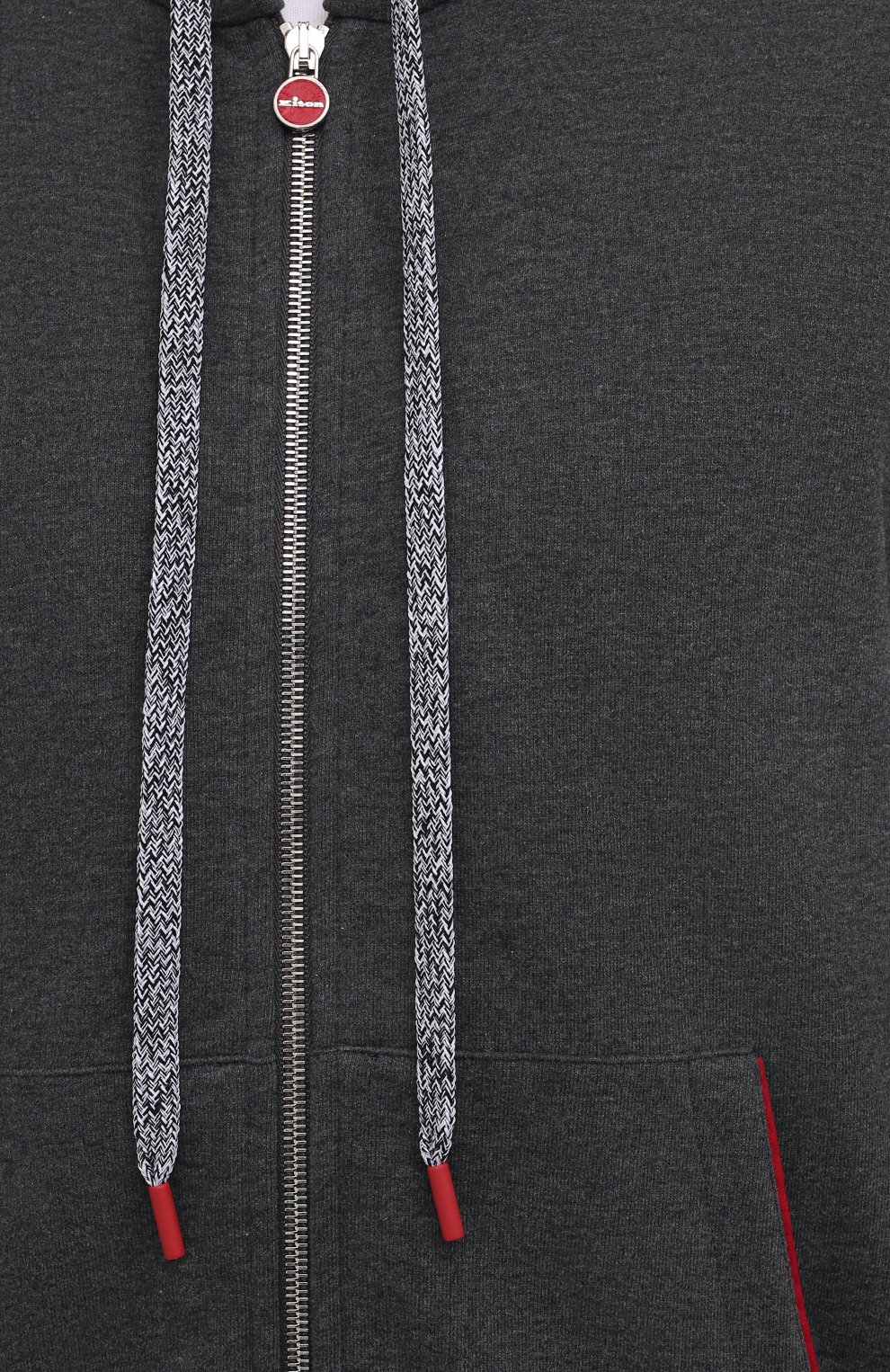 Хлопковый спортивный костюм KITON серого цвета по цене 252000 руб., арт. UMK0045, фото 6 Хлопковый спортивный костюм KITON, арт. UMK0045, фото 6