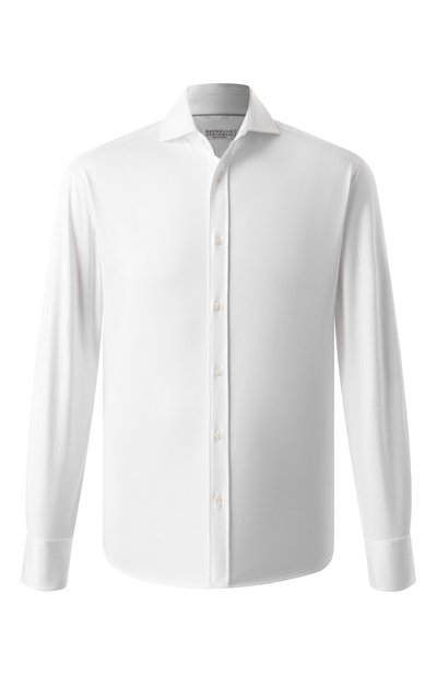 Мужская хлопковая рубашка BRUNELLO CUCINELLI, арт. M0B136686