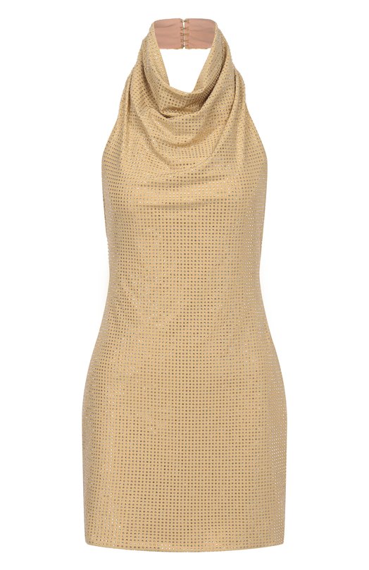 Платье с отделкой стразами Kamilla Purshie KP 2026/32 Бежевый KP 2026/32