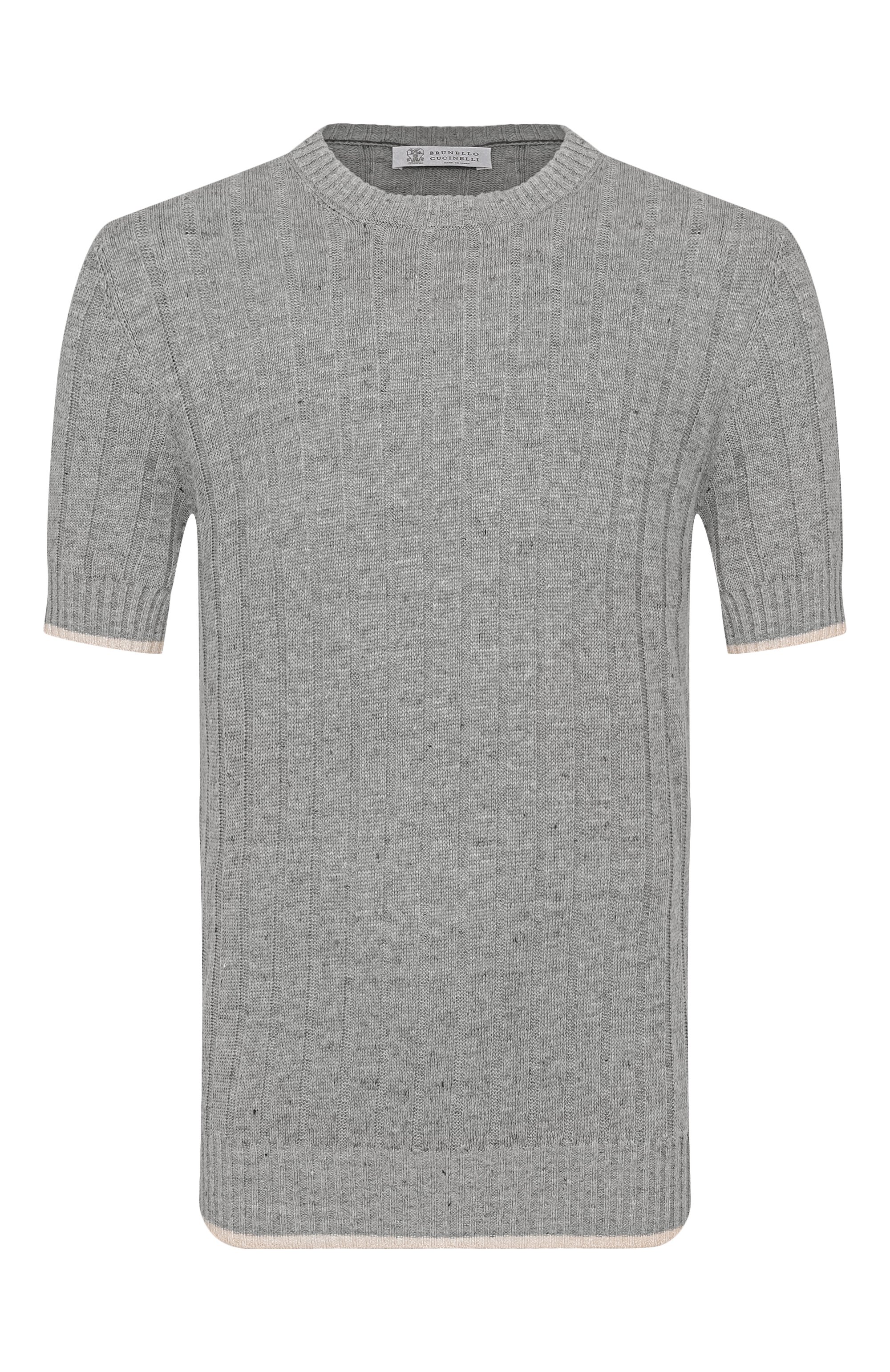 Джемпер изо льна и хлопка BRUNELLO CUCINELLI, арт. M2L707600, фото 1