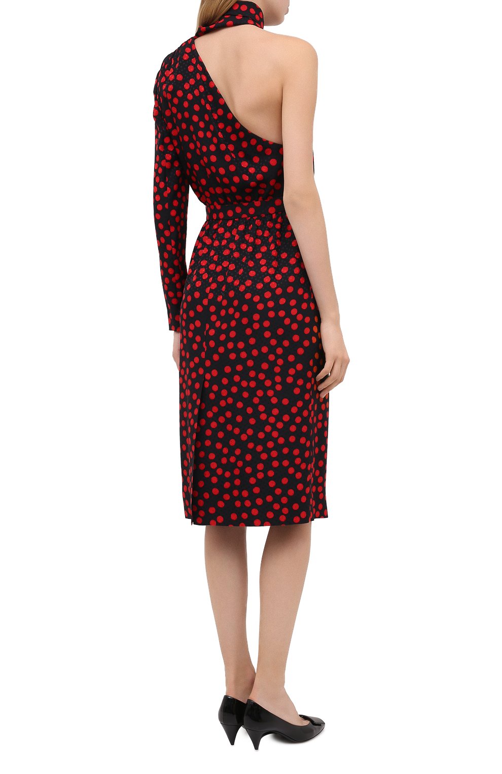 Шелковое платье SAINT LAURENT, арт. 635722/Y8B07, фото 4