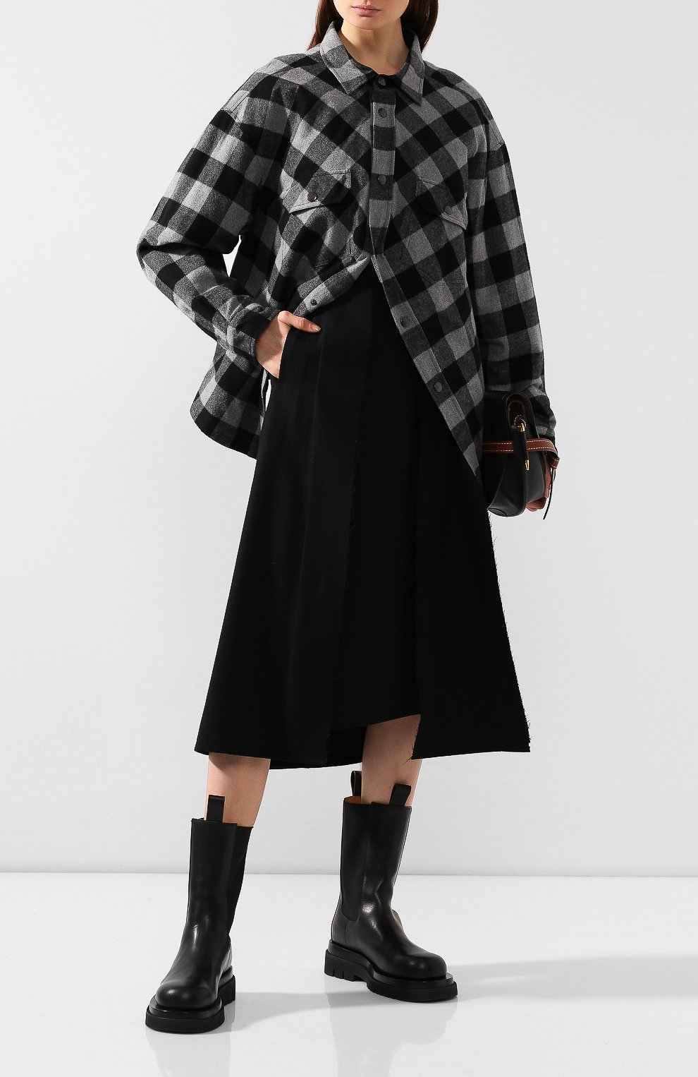 Шерстяная юбка YOHJI YAMAMOTO, арт. NC-S12-101, фото 2