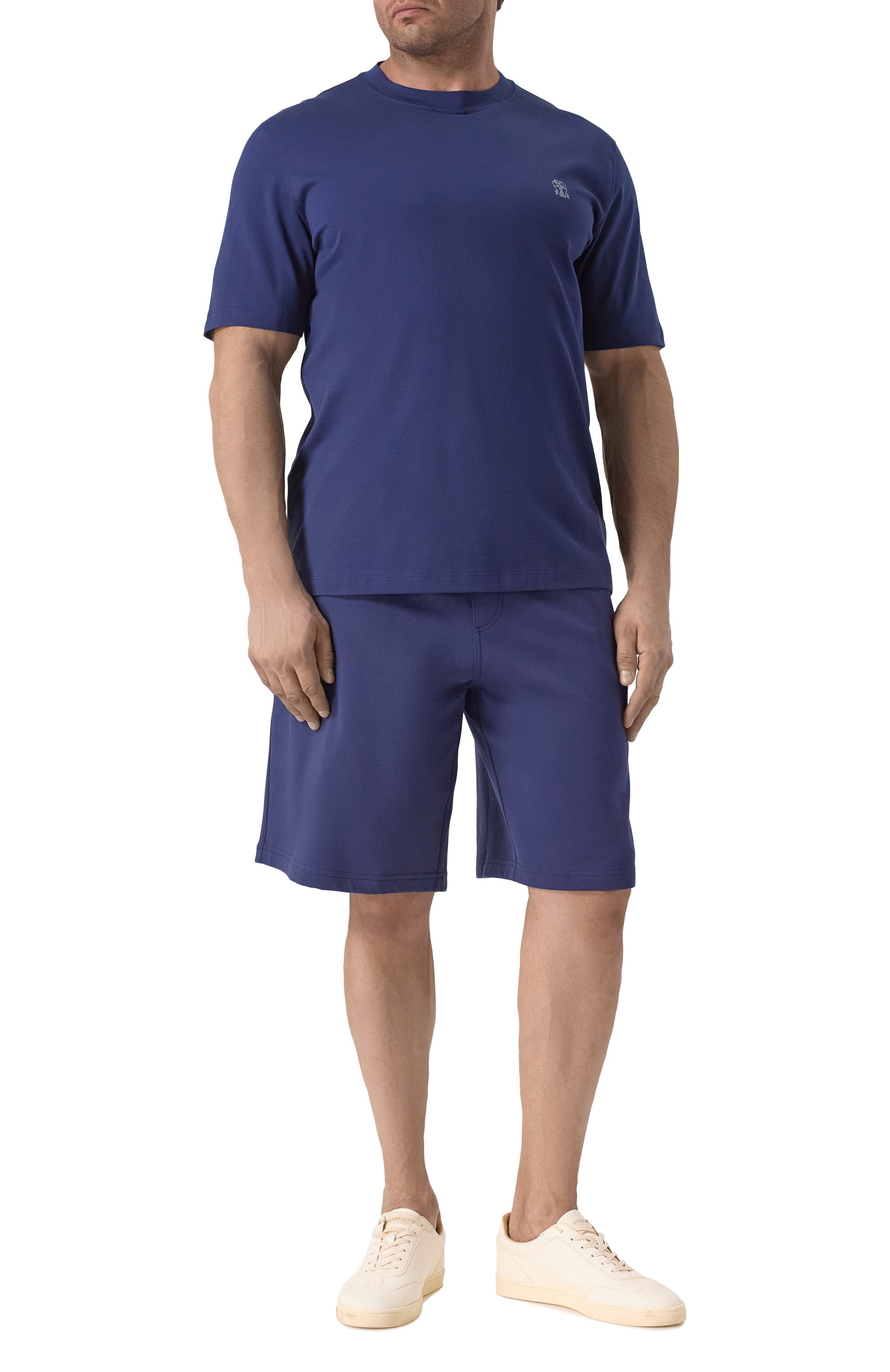 Хлопковые шорты BRUNELLO CUCINELLI, арт. MW8633318G, фото 2