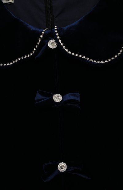 Платье DESIGNERS CAT темно-синего цвета по цене 49900 руб., арт. 100000K01001183/14A, фото 3 Платье DESIGNERS CAT, арт. 100000K01001183/14A, фото 3