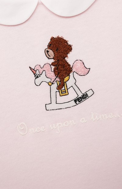 Хлопковое платье FENDI, арт. BFB377/A8LK/12M-24M, фото 3