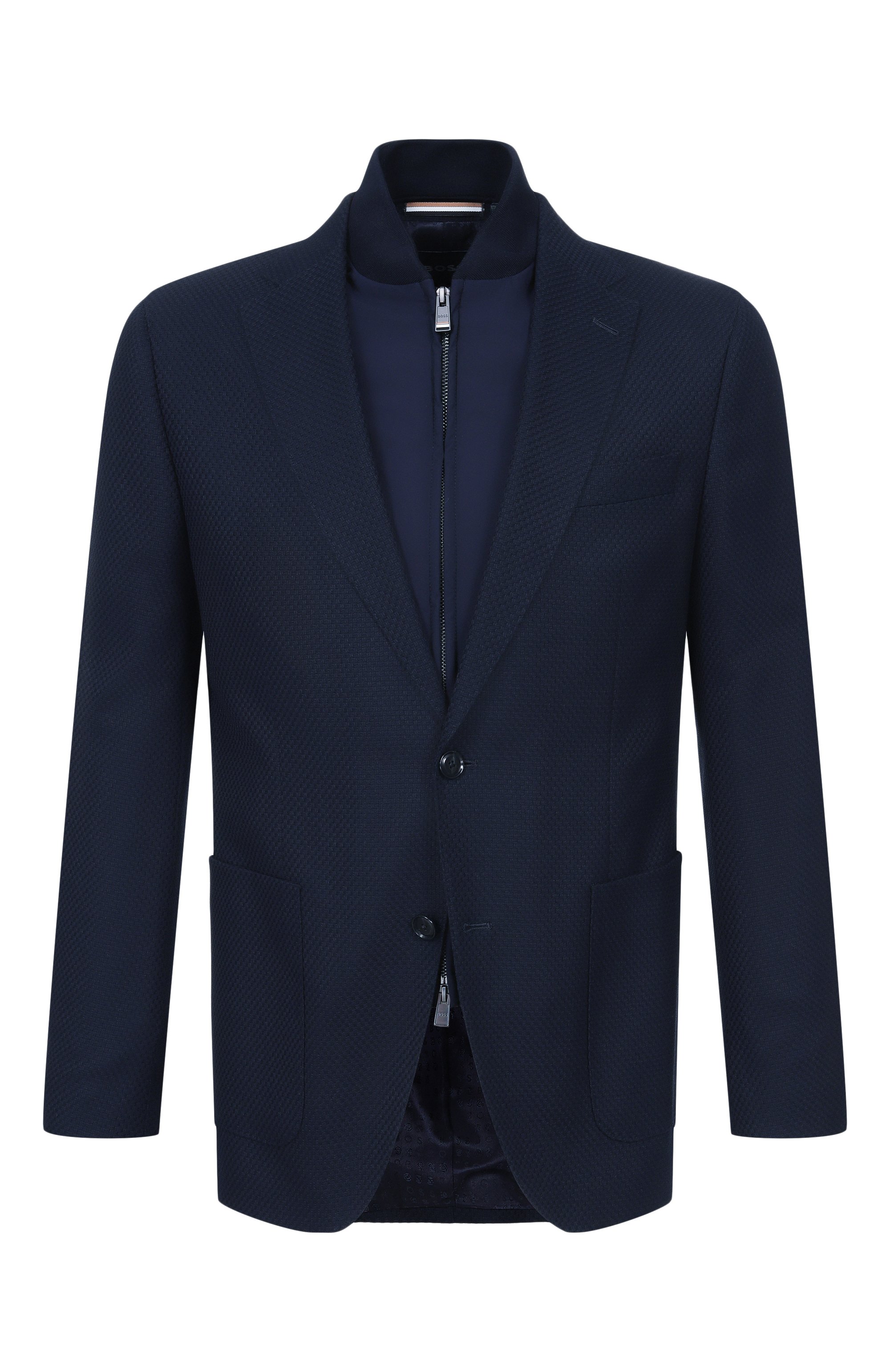 Пиджак из хлопка и шерсти BOSS, арт. 50556959, фото 1