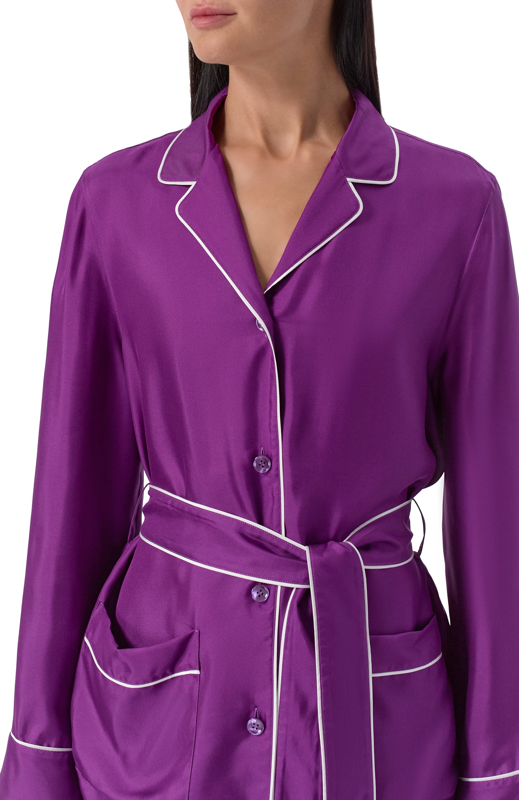 Шелковая блузка DOLCE & GABBANA, арт. F5I89T/FU10S, фото 5