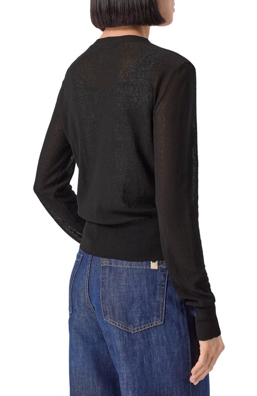 Кардиган из вискозы Max Mara Studio C0RINT0 Чёрный  C0RINT0 Фото 4