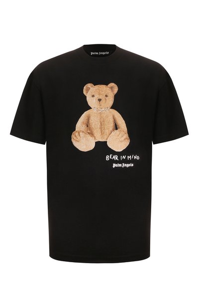 Хлопковая футболка PALM ANGELS, арт. PMAA001F24JER010, фото 1