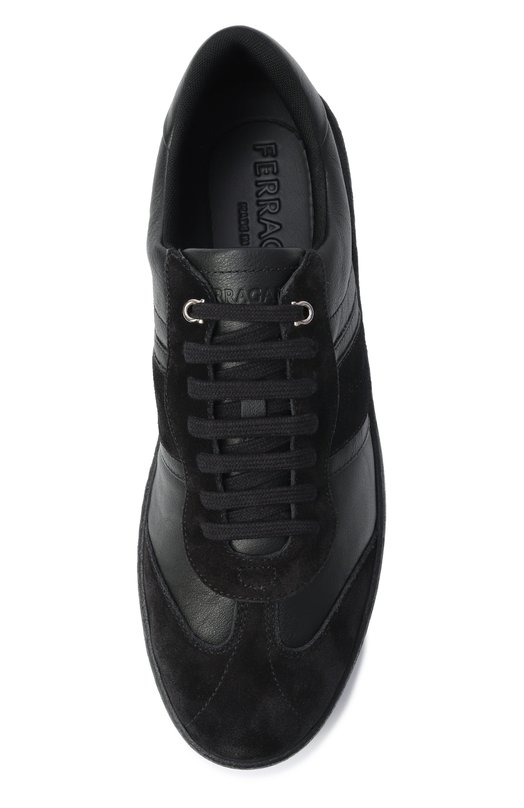 Кожаные кеды Ferragamo 021572/765 Чёрный  021572/765 Фото 6