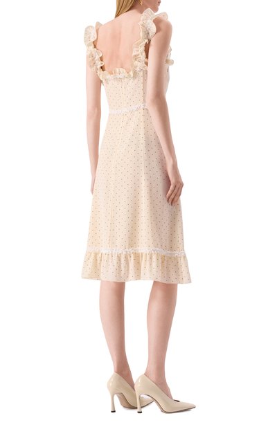 Шелковое платье ALESSANDRA RICH, арт. FABX4034-F4508, фото 4