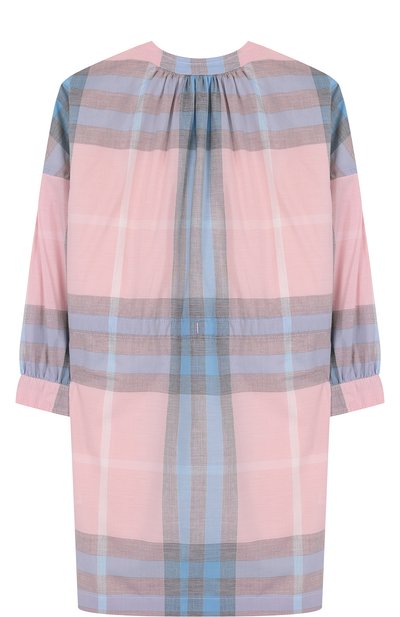Хлопковое мини-платье с принтом на кулиске BURBERRY, арт. 4066846, фото 2
