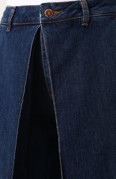 Джинсы свободного кроя со стрелками и потертостями AALTO, арт. AA-SS18-A1DE1-804, фото 5