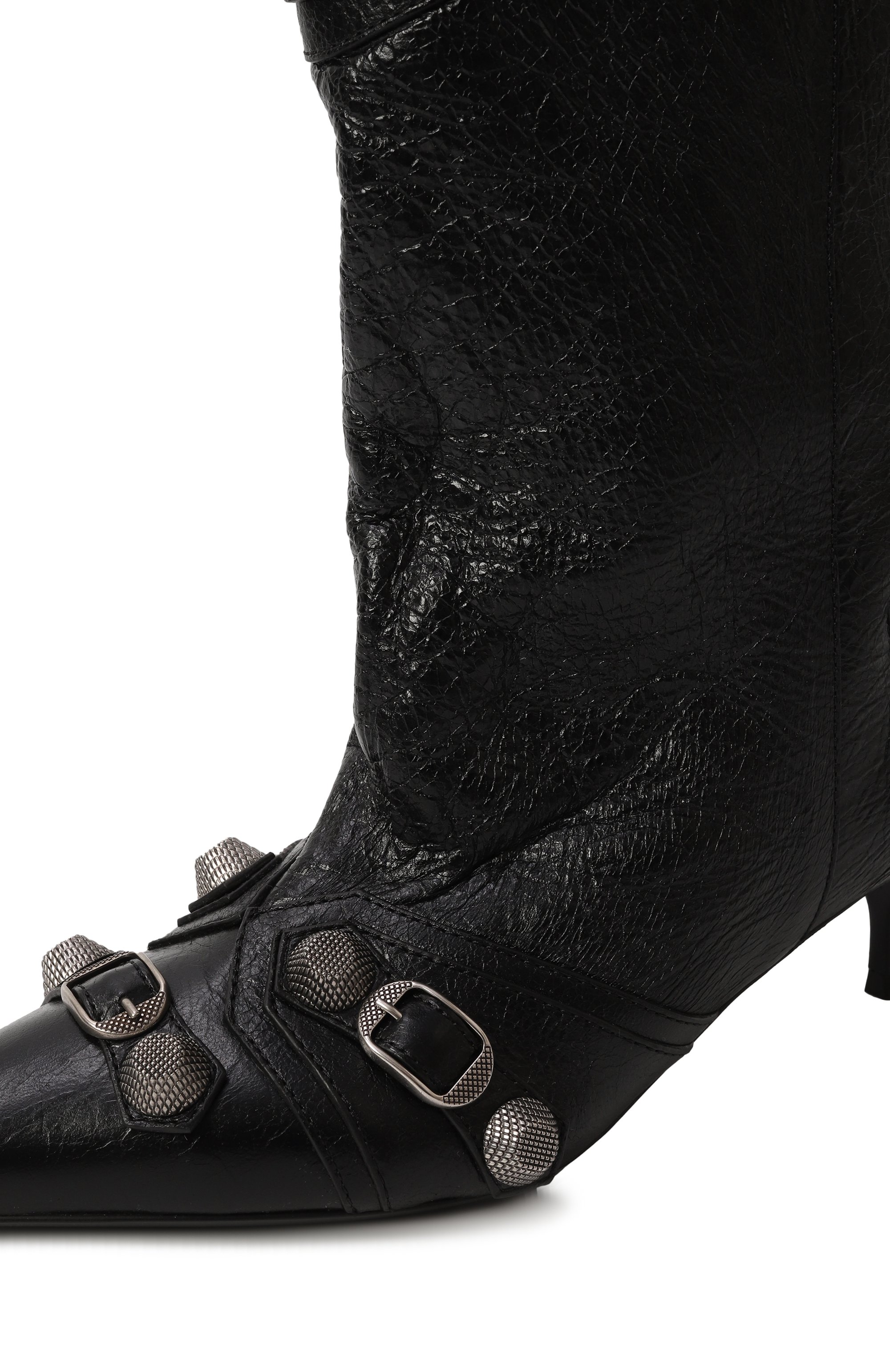 Кожаные ботильоны cagole 50 BALENCIAGA, арт. 802082/WAD4E, фото 7