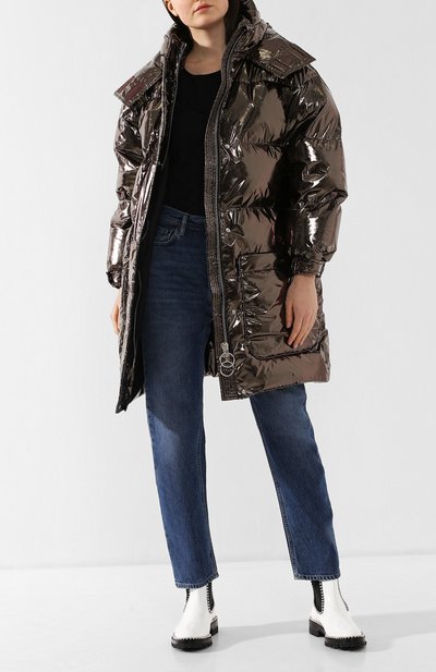 Пуховик с поясом IENKI IENKI, арт. KILLER J/P0LYESTER (F0IL), фото 2