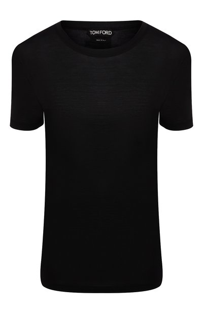 Женская футболка из смеси шелка и шерсти TOM FORD, арт. TSJ259-FAX544