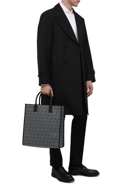 Кожаная сумка-тоут BURBERRY, арт. 8049435, фото 3