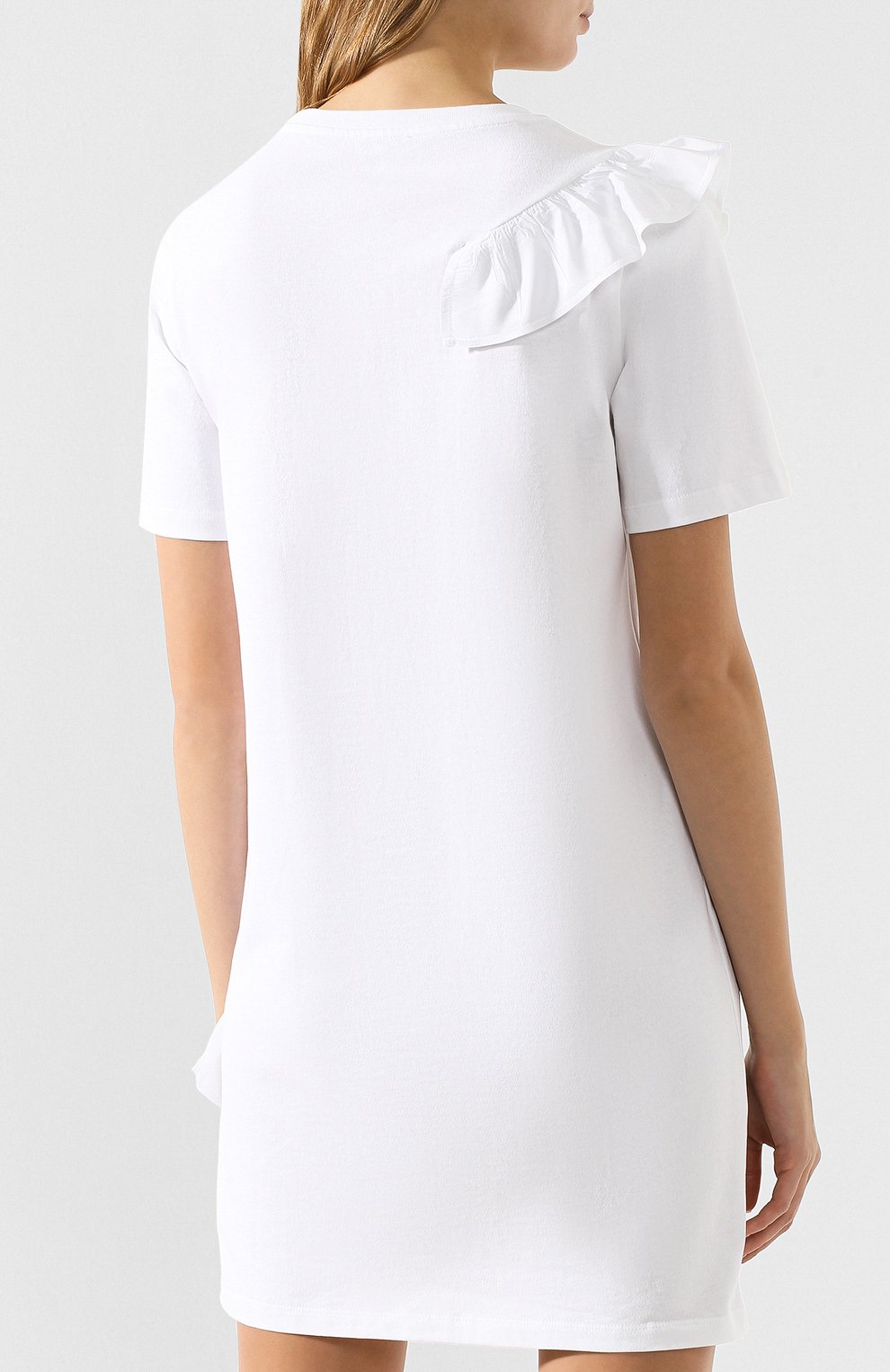 Хлопковое платье KENZO белого цвета по цене 23050 руб., арт. 2R07014YH, фото 4 Хлопковое платье KENZO, арт. 2R07014YH, фото 4