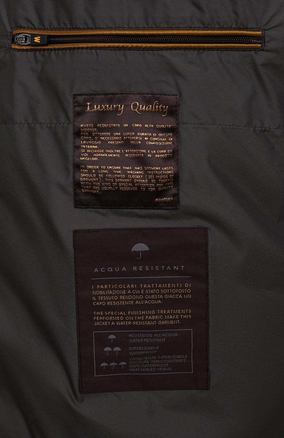 Пуховик grima-sh MOORER серого цвета по цене 299500 руб., арт. AMIR-SH_AMIR-INNER-SH_SET1, фото 6 Пуховик grima-sh MOORER, арт. AMIR-SH_AMIR-INNER-SH_SET1, фото 6