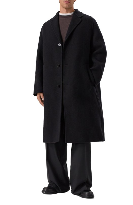 Шерстяное пальто Jil Sander J23AA0001-J40020 Чёрный  J23AA0001-J40020 Фото 2