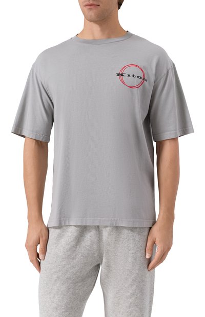 Хлопковая футболка KITON, арт. UMK042101, фото 3