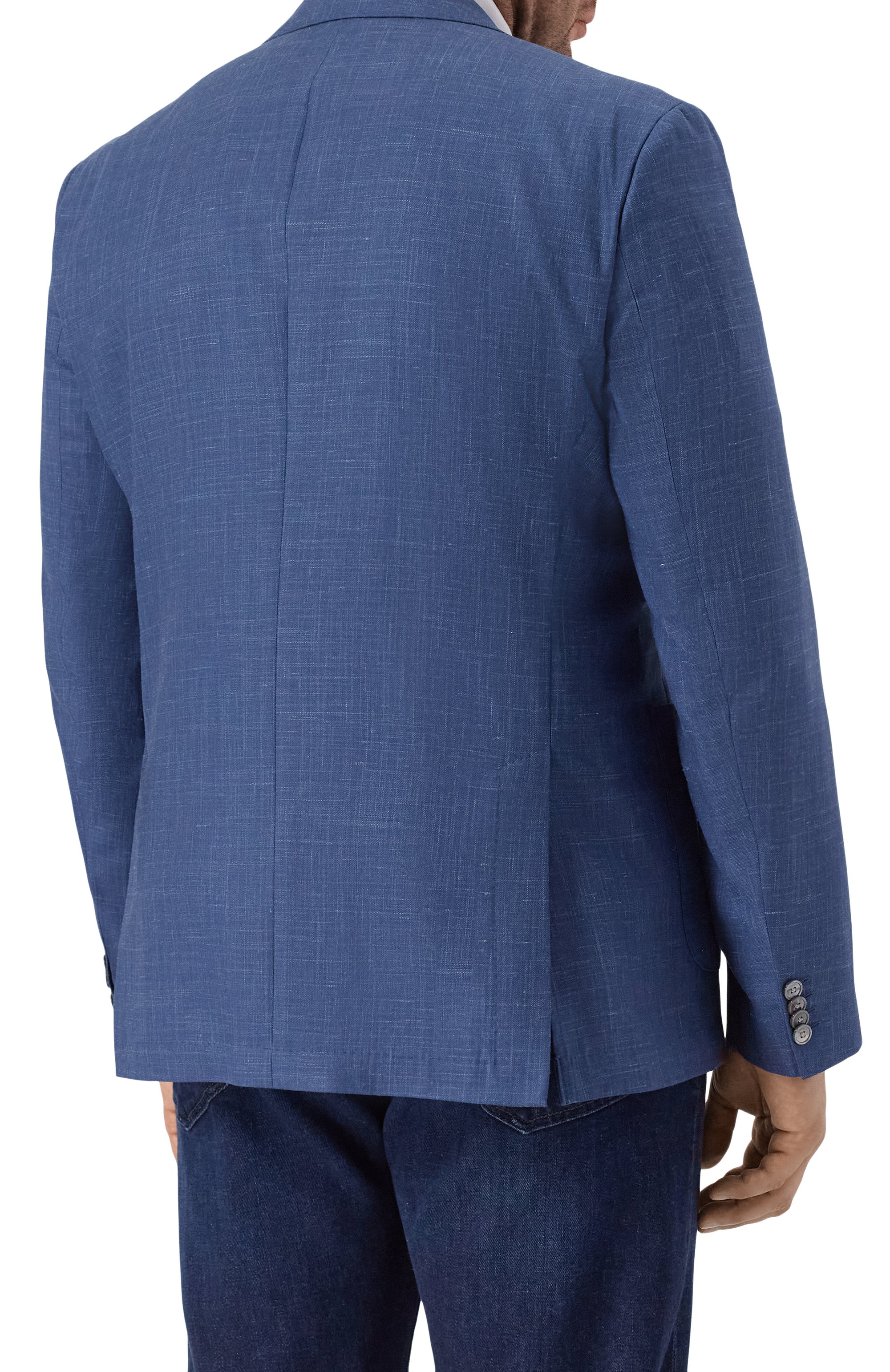 Пиджак из шерсти и шелка BOSS, арт. 50556936, фото 5