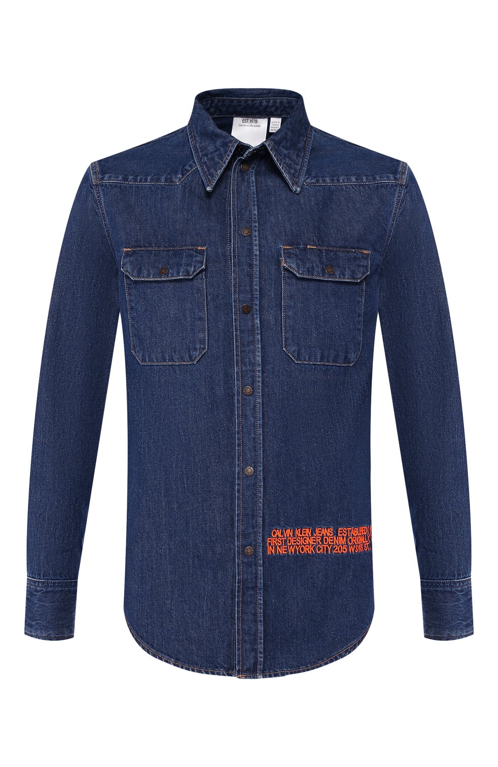 Джинсовая рубашка EST.1978 CALVIN KLEIN JEANS, арт. J70J700071, фото 1