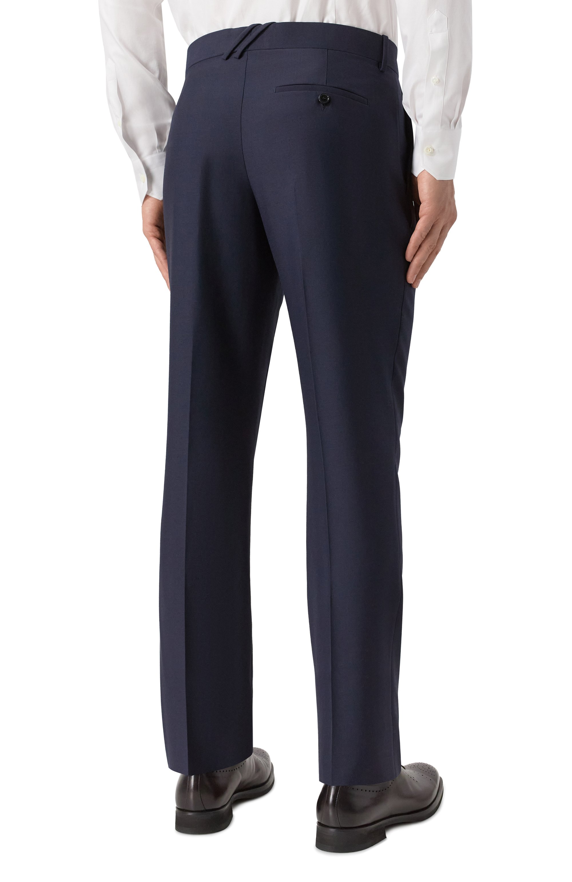 Шерстяные брюки BURBERRY, арт. 8113831, фото 4