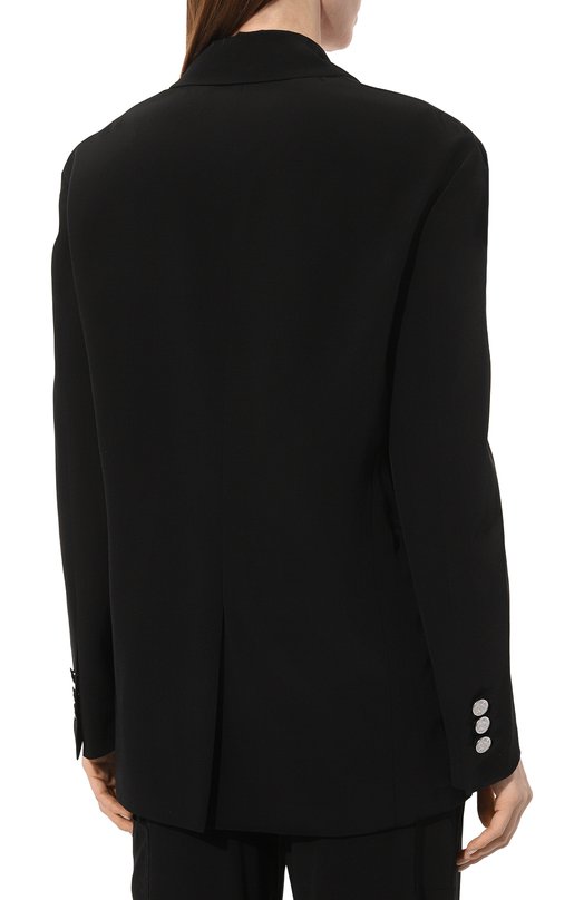 Жакет из вискозы M05CH1NO Jeans Чёрный, фото 4