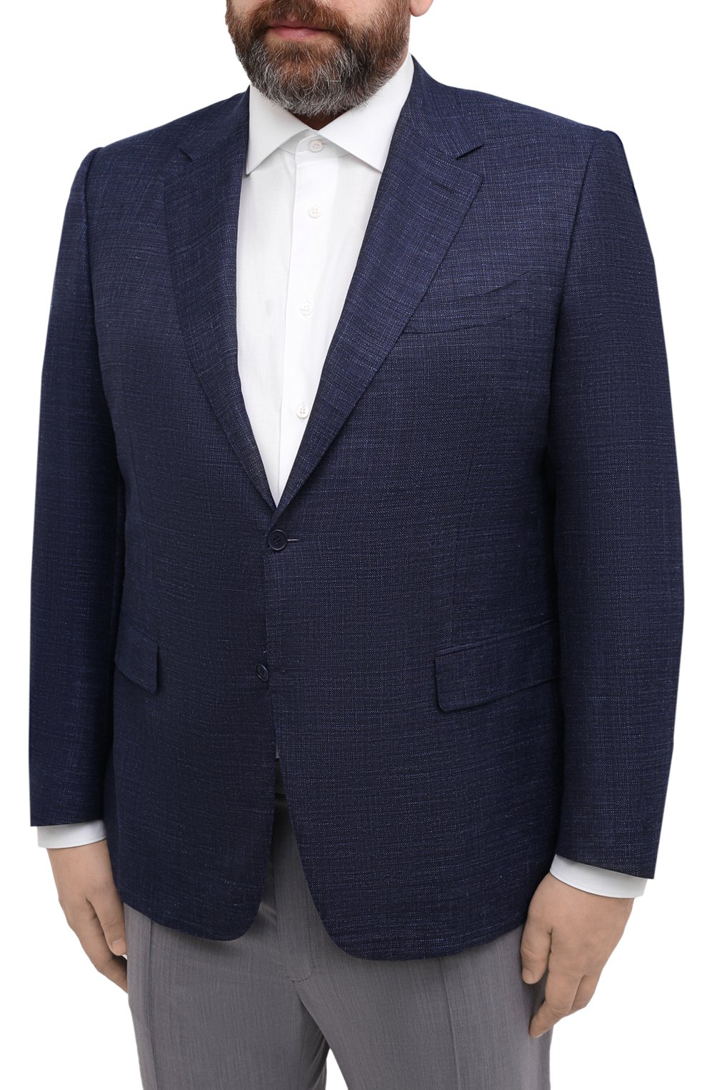 Пиджак из шерсти и шелка CANALI, арт. 21280/CU00383, фото 3