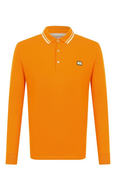 Мужская хлопковое поло VALENTINO, арт. 6V3MH03Y/AQK