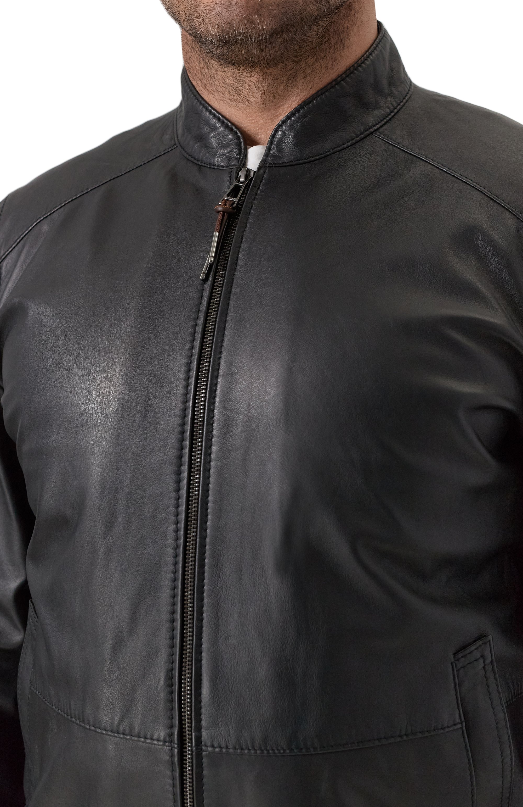 Кожаный бомбер WINDSOR, арт. B0RELL03-L/1300145/56, фото 5