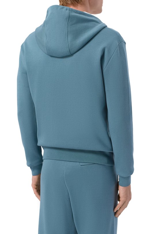 Кардиган из хлопка и шелка MVST M26.CSM.K420/M0142-C0TT0N/SILK Голубой  M26.CSM.K420/M0142-C0TT0N/SILK Фото 4