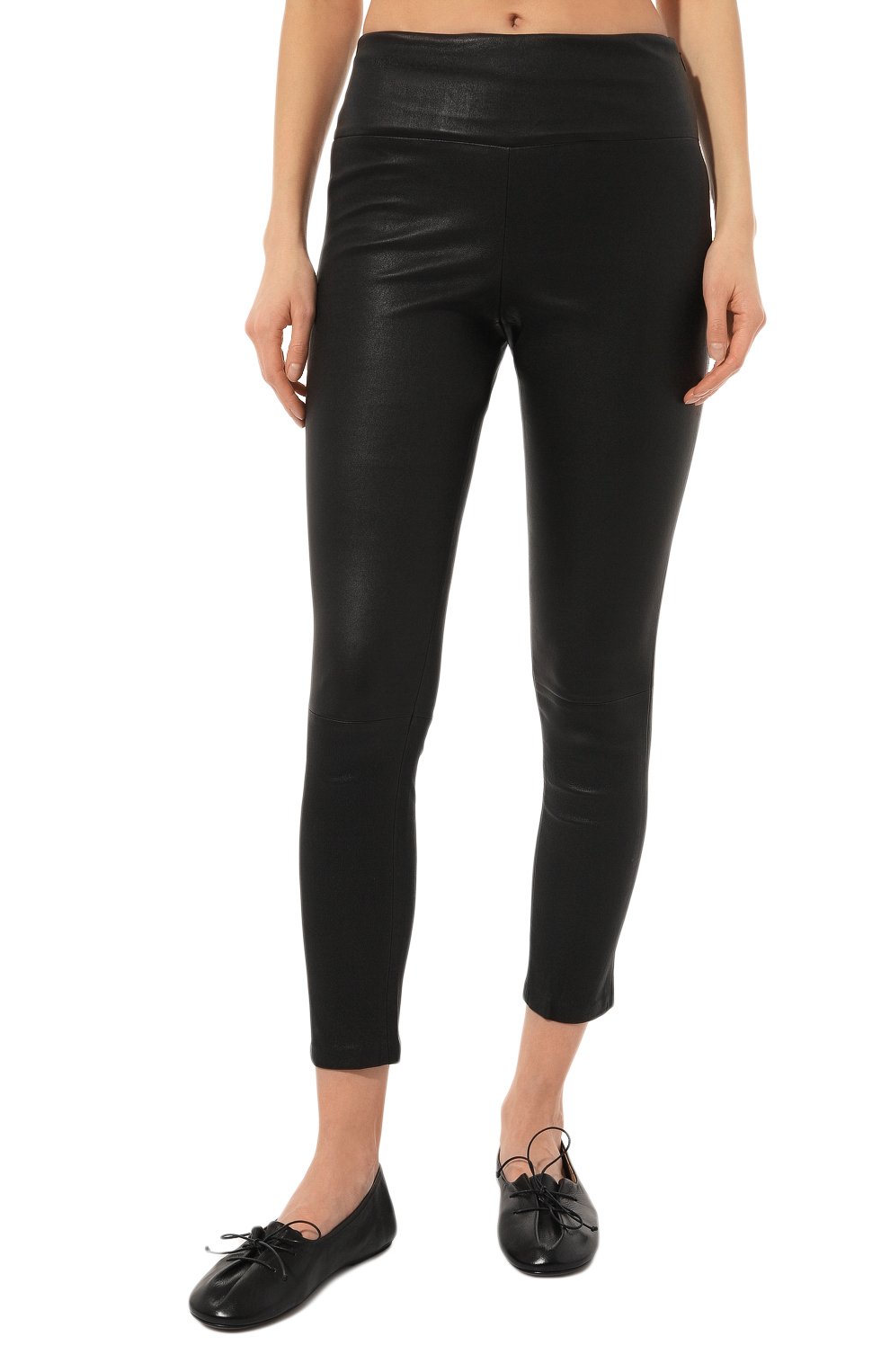 Кожаные брюки THEORY, арт. L0700229, фото 3