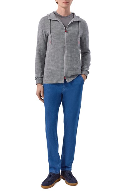 Мужской толстовка из шерсти и шелка KITON, арт. UMC010K0617E05