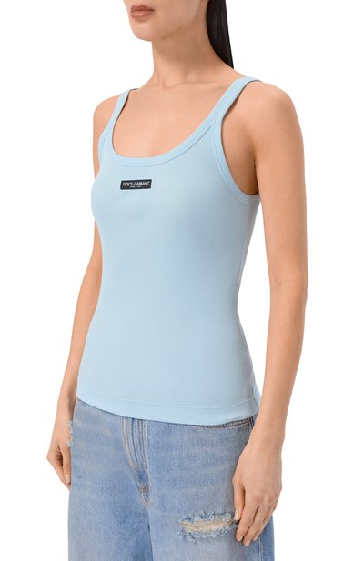 Хлопковая майка DOLCE & GABBANA, арт. F8W45T/FU7AV, фото 3