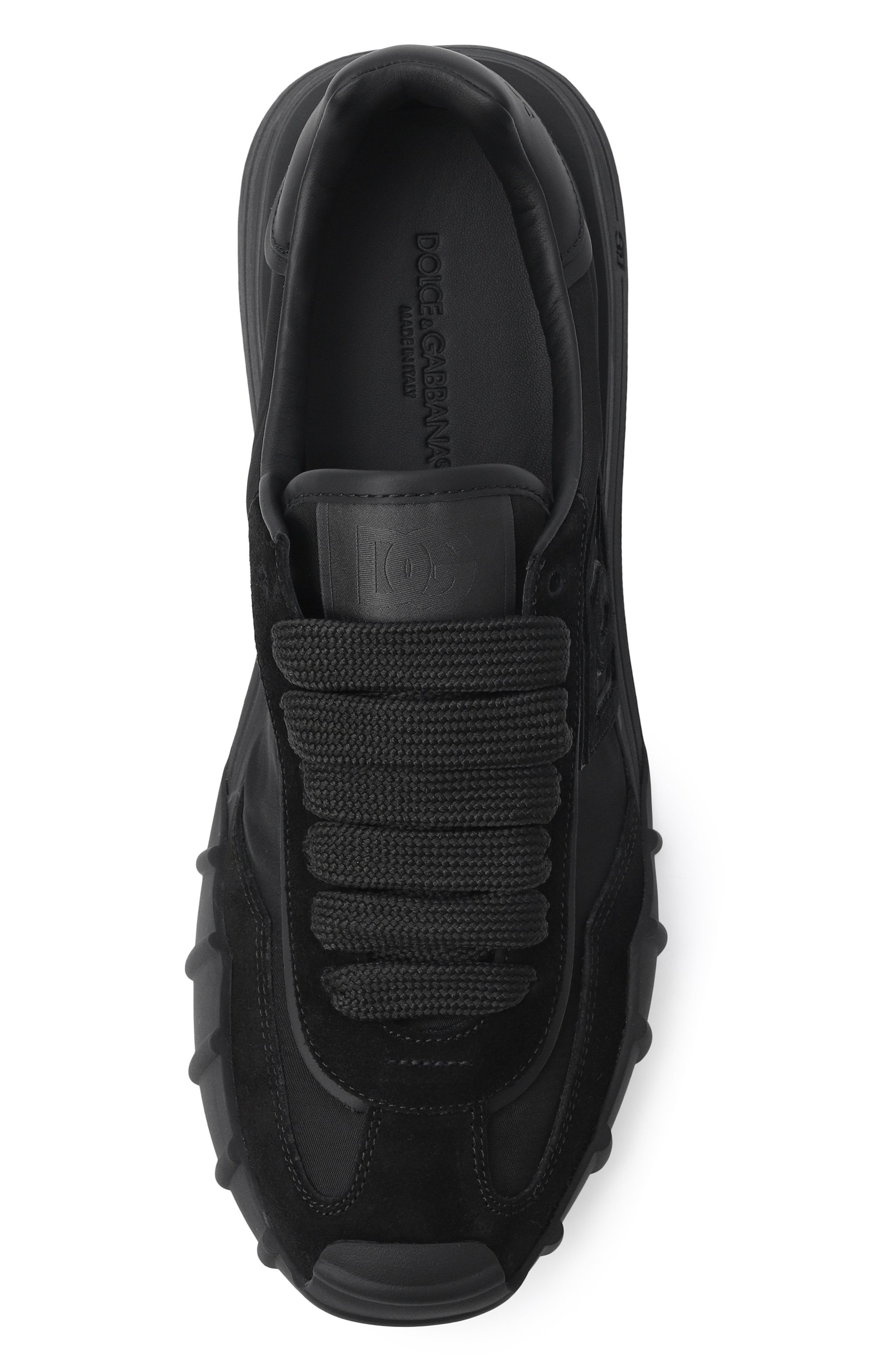 Комбинированные кроссовки dg athletics DOLCE & GABBANA черного цвета по цене 72450 руб., арт. CS2384/A0354, фото 5 Комбинированные кроссовки dg athletics DOLCE & GABBANA, арт. CS2384/A0354, фото 5