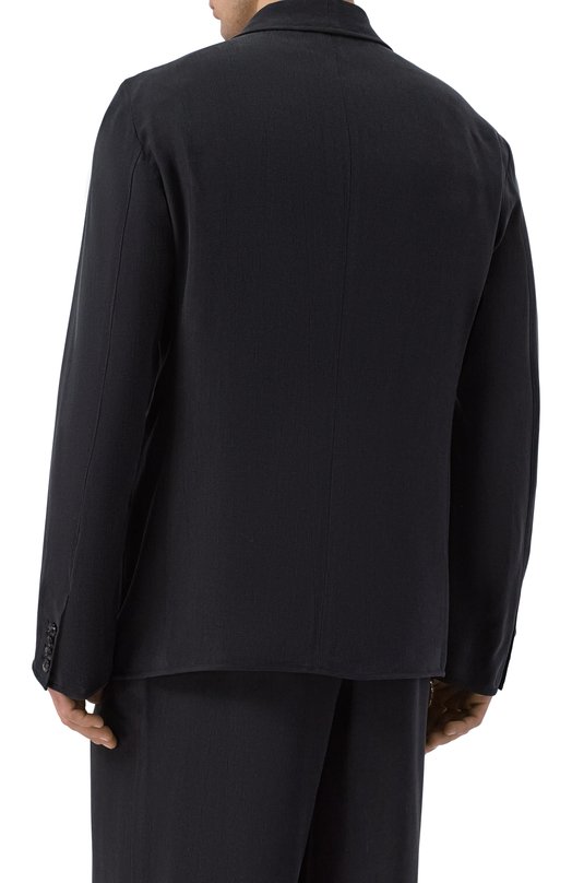 Однобортный пиджак Giorgio Armani GM003427/TE10069 Чёрный  GM003427/TE10069 Фото 4