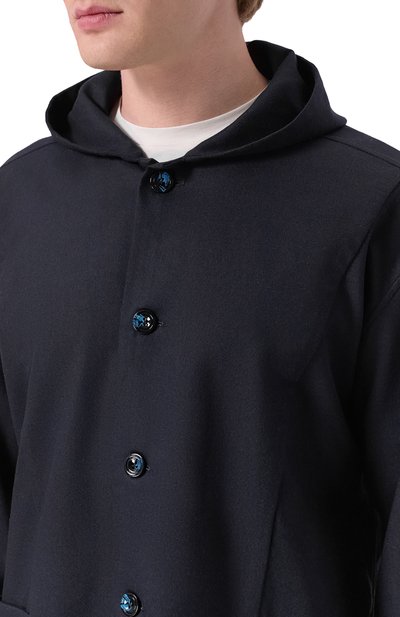 Шерстяная рубашка KITON, арт. UMCLUCAK0124G05, фото 5